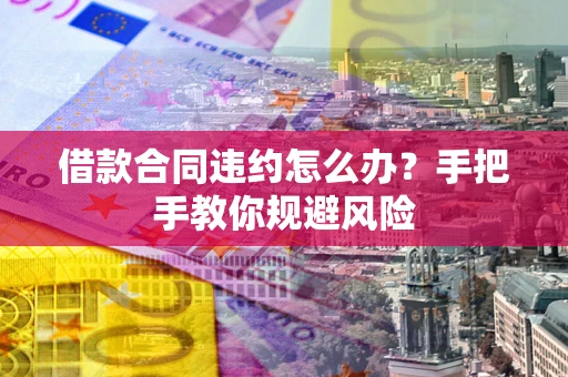 北京借款合同违约怎么办？手把手教你规避风险