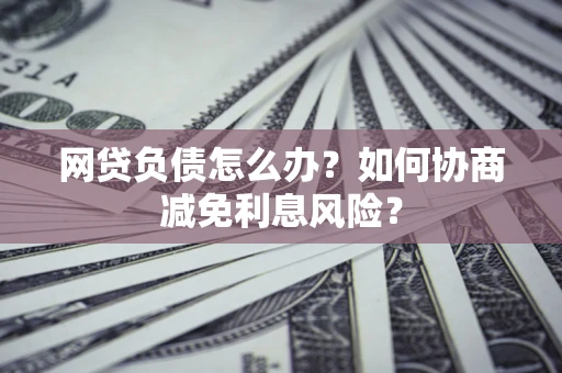 北京网贷负债怎么办？如何协商减免利息风险？