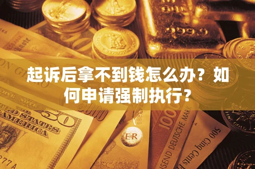 北京起诉后拿不到钱怎么办？如何申请强制执行？
