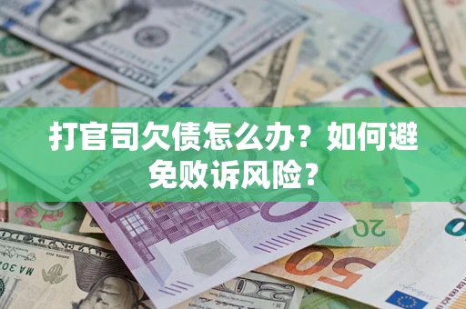 北京打官司欠债怎么办？如何避免败诉风险？