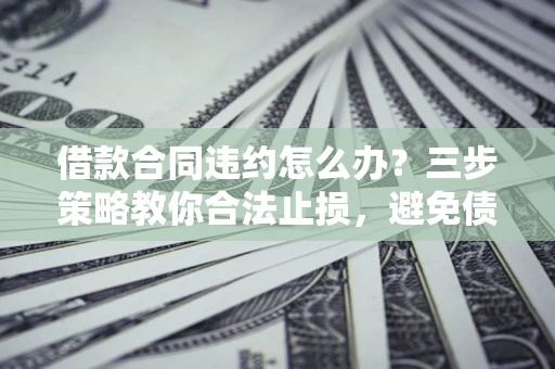 北京借款合同违约怎么办？三步策略教你合法止损，避免债务危机升级
