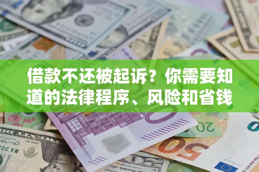 北京借款不还被起诉？你需要知道的法律程序、风险和省钱技巧